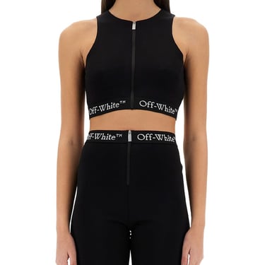 Off-White Women Top With Logo Band