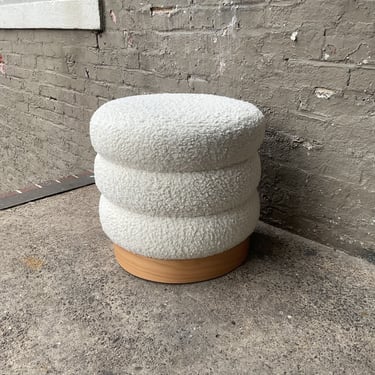 Boucle Footstool