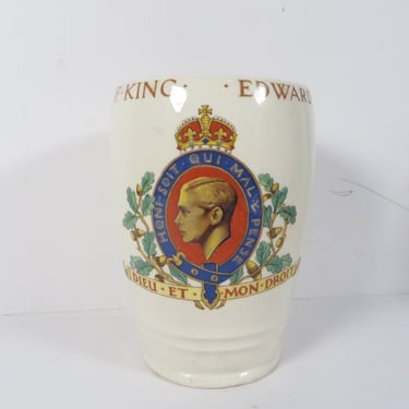 Vintage Beswick Coronation of King George 1937 Cup - Beswick Ware Coronation Cup 