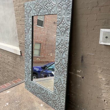 Reclaimed Tin Mirror