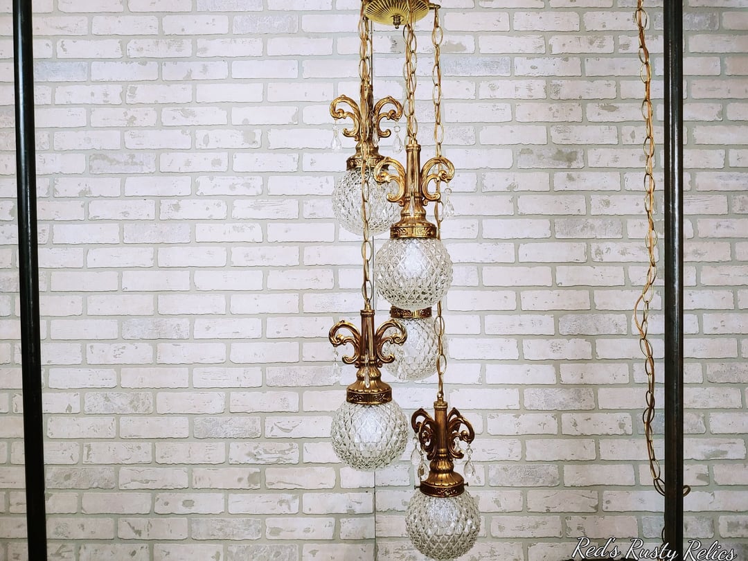 Hollywood regency swag lamp new arrivals