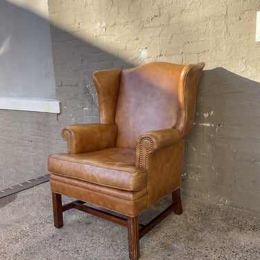 Leathercraft Leather Wingback Chair