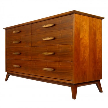 1960s Walnut 8 Drawer Dresser by Henredon