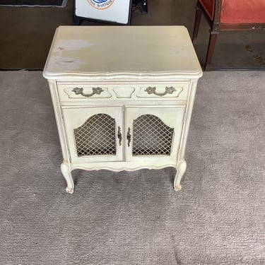 Rustic White Accent Table