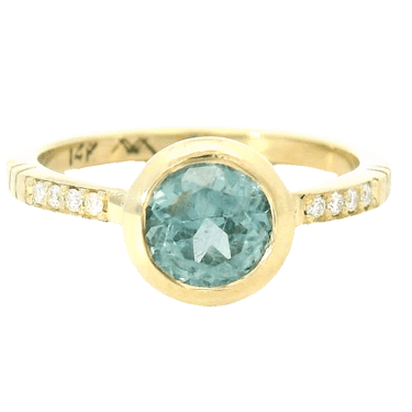 Hortensia Montana Sapphire Solitaire Ring