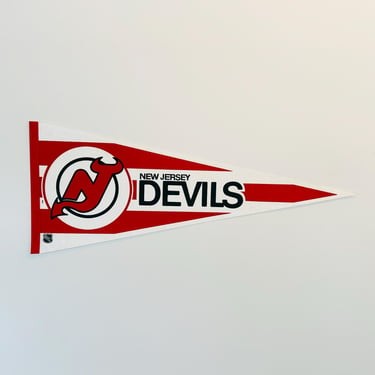 Vintage New Jersey Devils NHL Pennant Full Size Pennant 