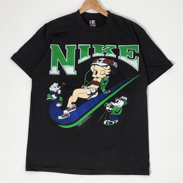 Vintage 1990's Bootleg Betty Boop Nike Tennis T-Shirt Sz. XL
