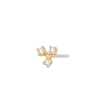 CLOVER Diamond Single Piercing Stud