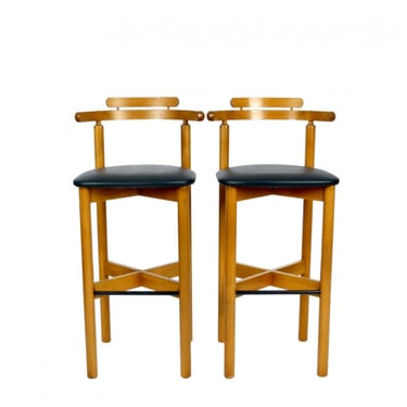 Pair of Danish Modern Bar Stools