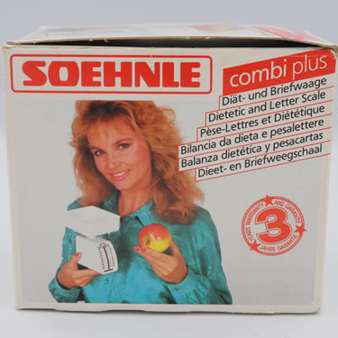 Vintage Soehnle Combi Plus Compact Combination Food & Postage Scale w/ Box Used 