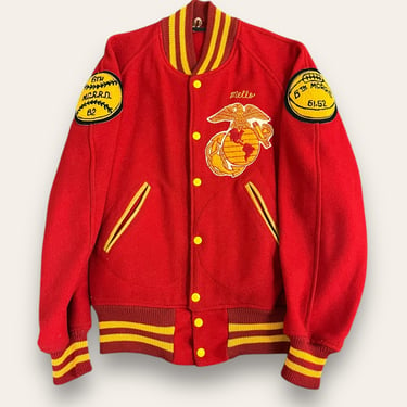 Vintage 1960’s USMC Baseball Basketball Jacket