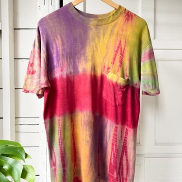 80s Colorful Tie-Dye T-Shirt | M