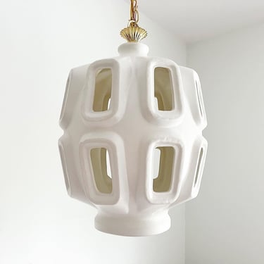 Modern Plaster Pendant Light 