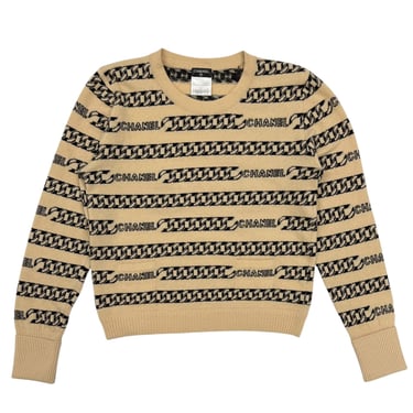 Chanel Chain Cashmere Logo Sweater