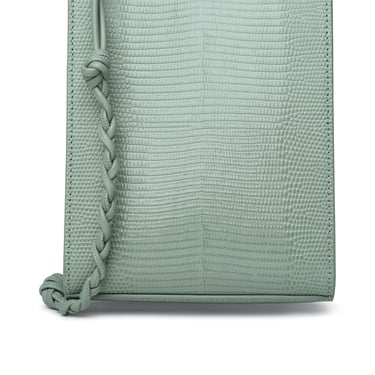 Jil Sander Woman 'Tangle' Small Crossbody Bag In Pastel Green Calf Leather
