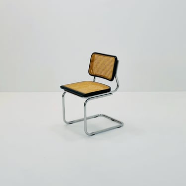 Mid Century Cantilever Cesca Chair by Marcel Breuer / Bauhaus Design / 1980s Italy 