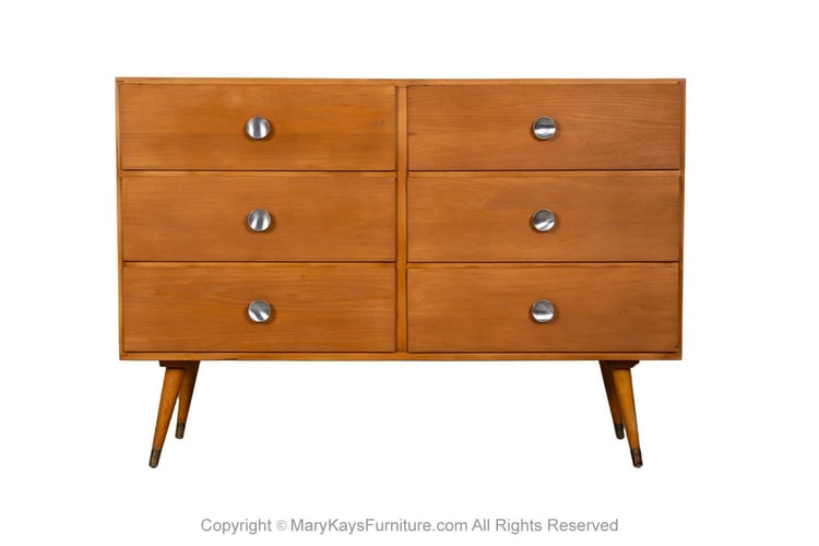 Mid-Century Paul McCobb Style Double Dresser 