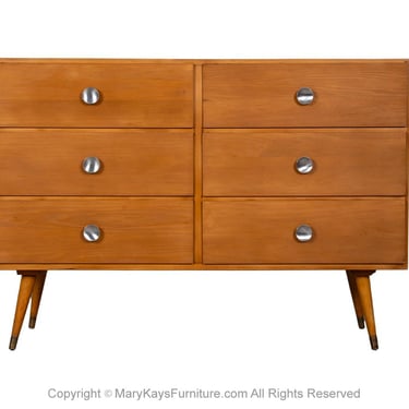 Mid-Century Paul McCobb Style Double Dresser 