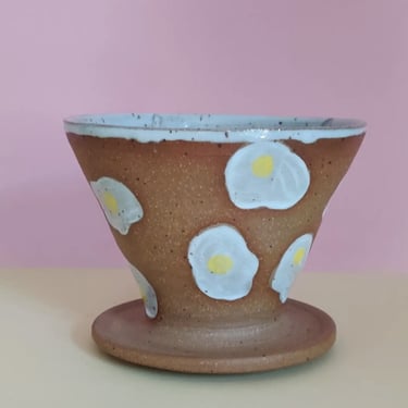 Pour Over Coffee Cone in Fried Egg