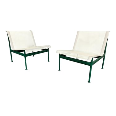 Pair of Vintage Mid Century Modern 1966 Leisure Collection Patio Lounge Chairs by Richard Schultz for Knoll 