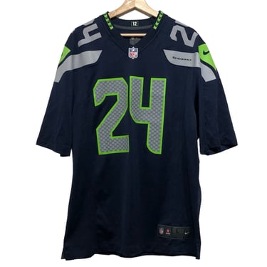 Nike NFL Seattle Seahawks Marshawn Lynch #24 Football Jersey