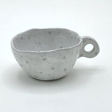 Gray Dots Mug