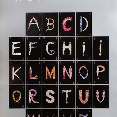 Erte Alphabet Suite (Silver) Poster, 1977 