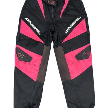 Women’s Oneal Element Black & Pink Motocross ATV Dirtbike Pants Sz 7/8