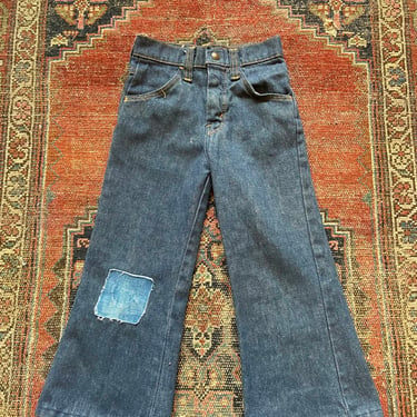 Vintage 70s kiddies bell bottom jeans by TimeBa