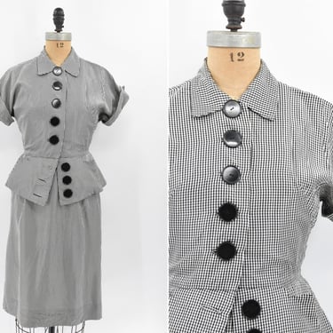 1940s Vinchy Check dress 
