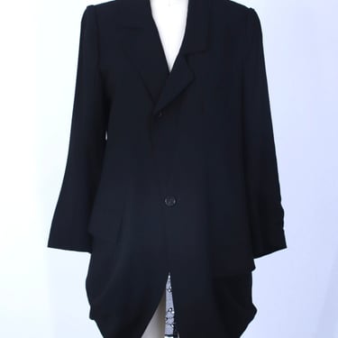 Ann Demeulemeester Eyelet Longline Blazer