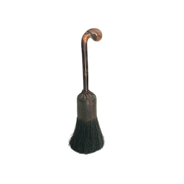 19th C. Duster Brush With Wooden Handle 