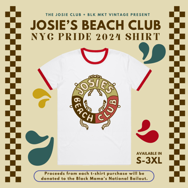 Josie's Beach Club NYC Pride 2024 Tee (Pre-Order)