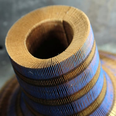 Vintage Accordion Paper Vase | Bohemian Paper Decor Vase | Hippy Chic Vase | Flips Inside Out for 2 Designs | Bixley Shop 