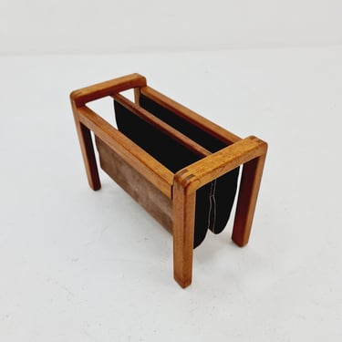 Danish Mid century solid teak magazine rack by Salling stolefabrik, 1960s 