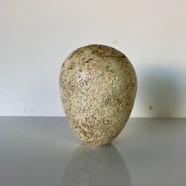 Mid-Century " Egg" Shape Art Pottery Vase 