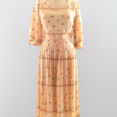Vintage 60s Printed Dress