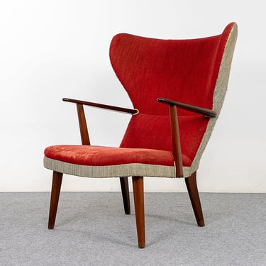 Danish Modern Teak Lounge Chair - (321-229) 