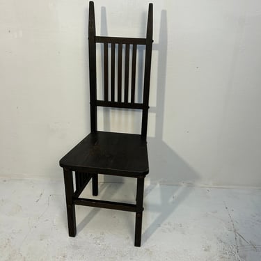 Arts and crafts oak chair by Cushman 