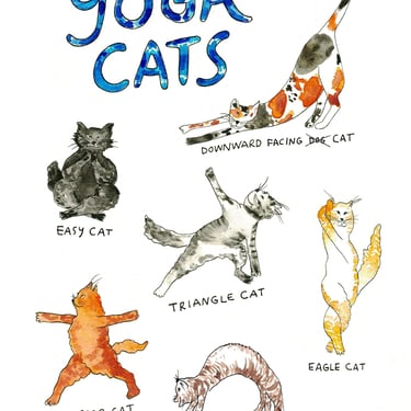 Yoga Cats 
