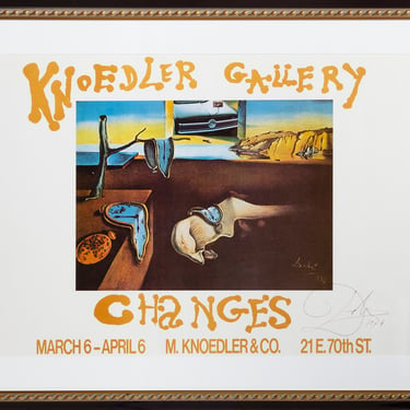 Salvador Dali, Knoedler Gallery: Changes, Poster 