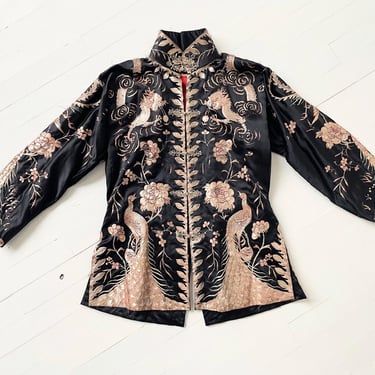 vintage embloiderd china jacket 美品 Vintage Chinese Silk With Embroidery Jacket - Etsy