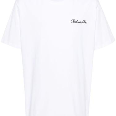 Balmain Men Cotton Signatured T-Shirt