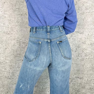 RARE 1960's Lee Rider Vintage Bell Bottom Jeans / Size 29 30 