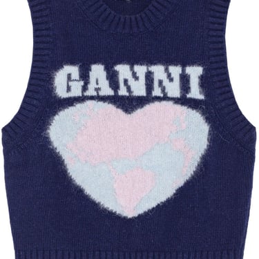 Ganni Women Wool Vest