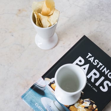 Tasting Paris Book & Pair of Cafe Glasses