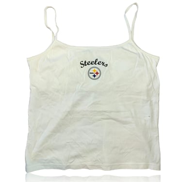 90s Steelers Sleeveless Shirt // Pittsburgh Steelers // Size Medium 