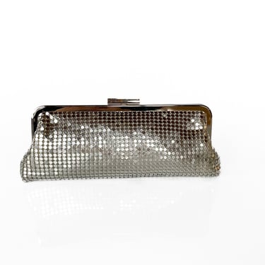 Y2K Silver Chainmail Crossbody Bag