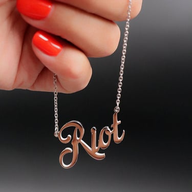 Riot Necklace by Topple and Burn