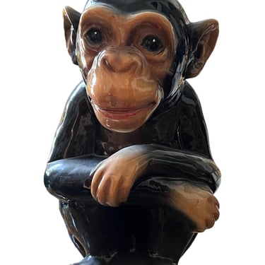 Winderful Italian ceramic monkey figure 